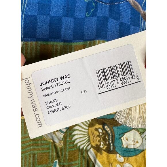 Johnny Was Samantha Blouse‎ XS C17521B2 - Picture 3 of 7